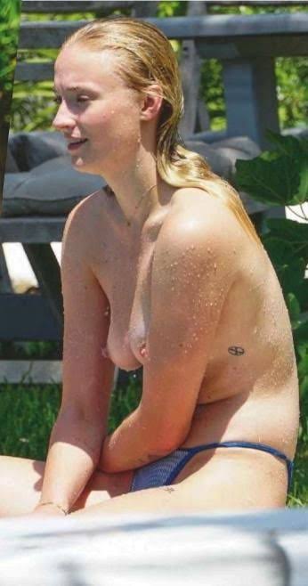 Sophie Turner Totally Wet NSF