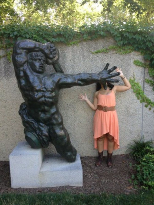 Statues Hitting People NSFW