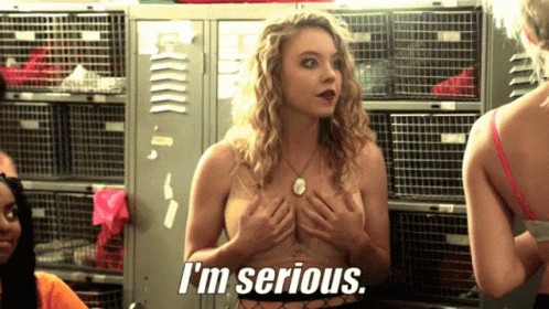 Sydney Sweeney Touching Her Breasts NSFW