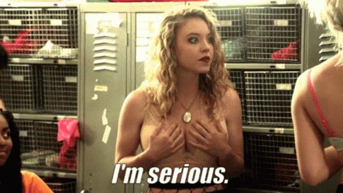 Sydney Sweeney Touching Her Breasts NSFW