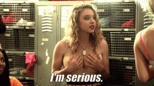 Sydney Sweeney Touching Her Breasts NSFW