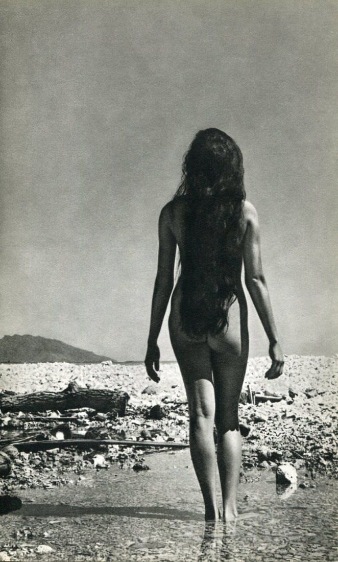 Tahitian Maiden Photographed By Adolphe Sylvain C 1946 63 NSF