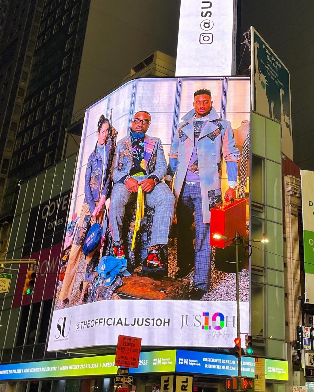 Times Square Digital Billboard With Alazon Theofficialjus10h Vanxssamarie On It Ig Tags NSFW