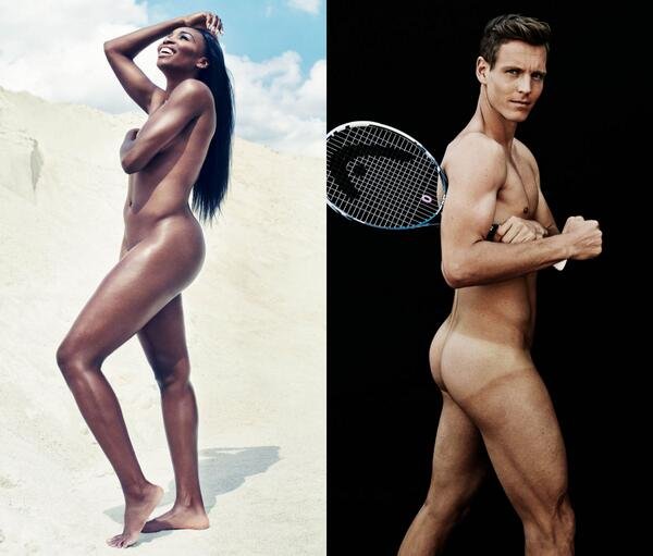 Venus Williams And Thomas Berdych Pose For Espns Body Issue NSFW