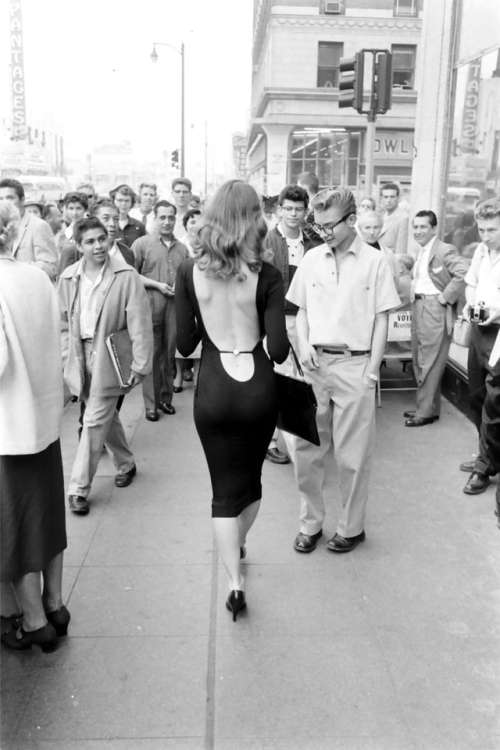 Vikki Dougan Walking In An Entirely Normal And Not At All Eyebrow Raising Dress NSF