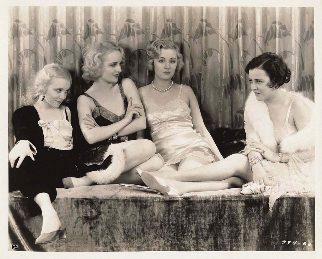 Virginia Bruce Carole Lombard Josephine Dunn And Kathryn Crawford From Safety In Numbers 1930 NSF