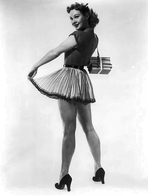 Virginia Mayo Showing Off Her Dancers Legs NSF