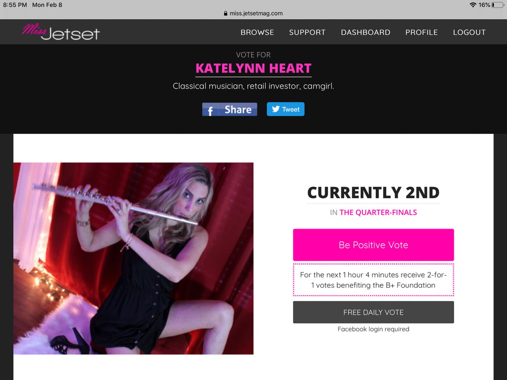 Vote For Katelynn Heart To Win Miss Jetset