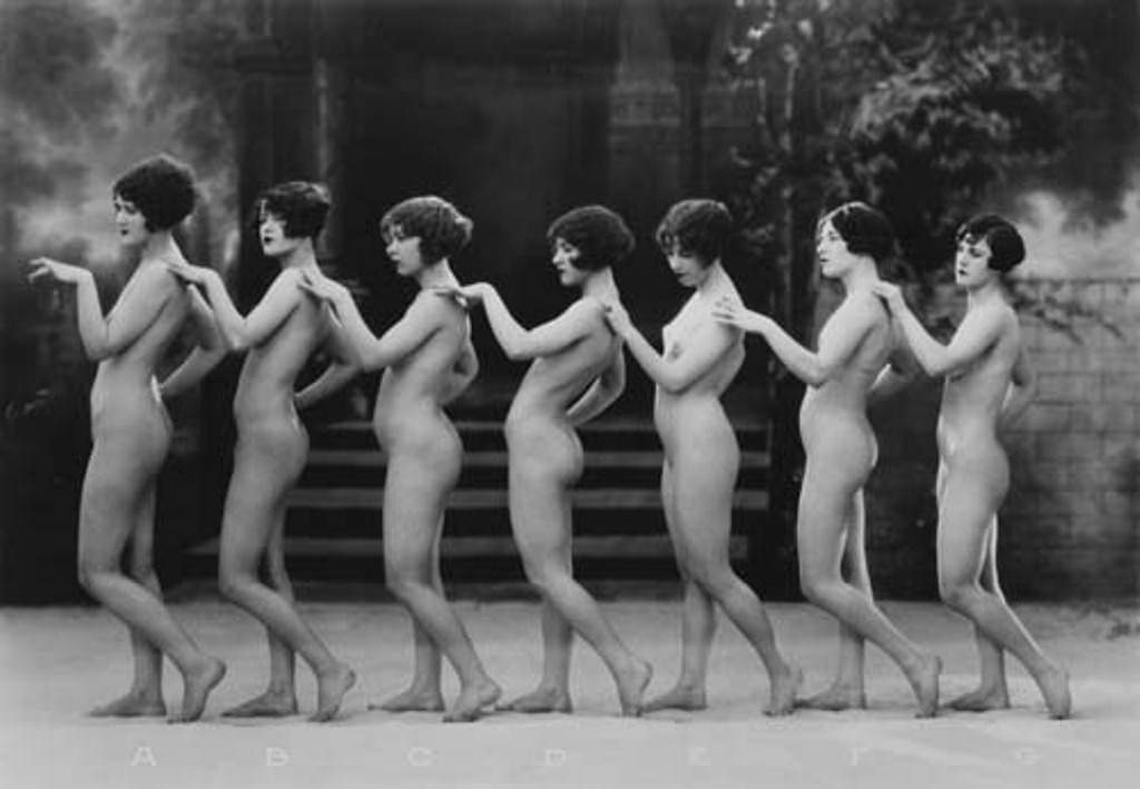 Walking Like Egyptians Photographed By Albert Arthur Allen 1925 NSF