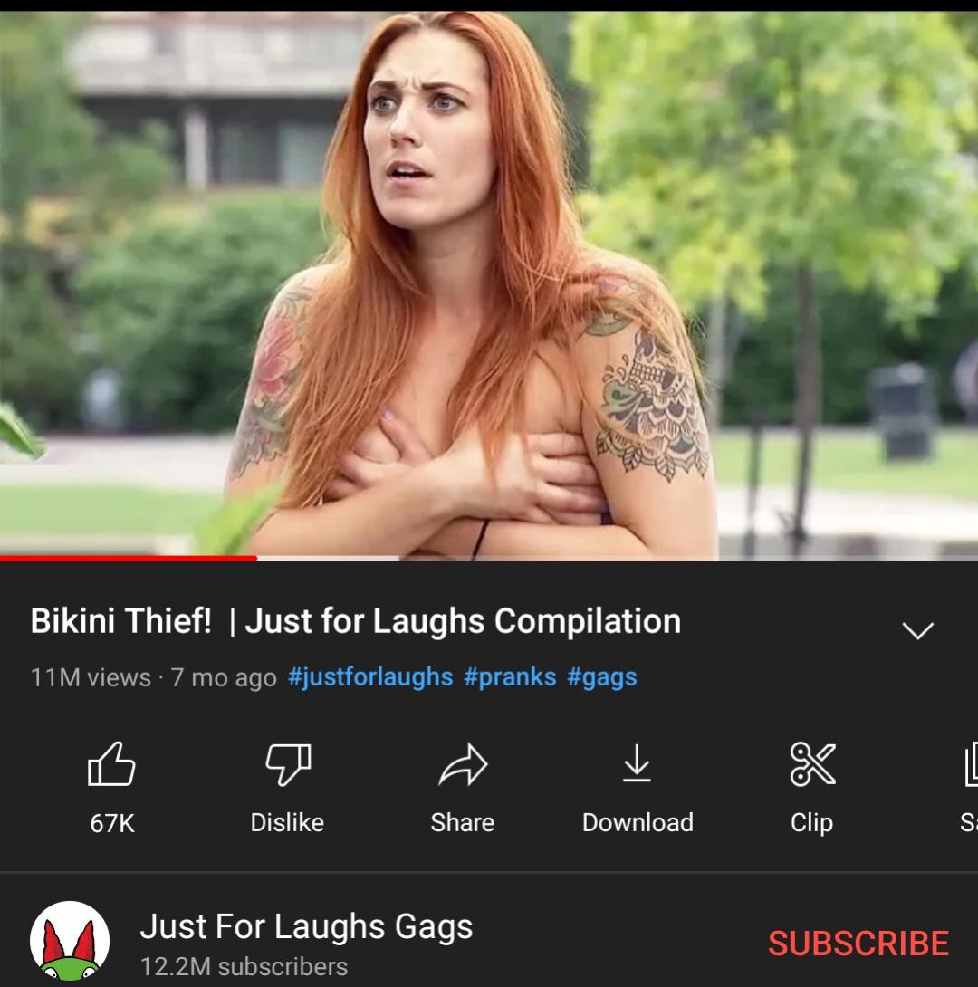 Who Is She Shes In Just For Laughs Gags Video NSFW