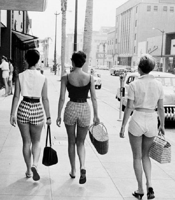 Women Walking Down The Street 1950s NSF