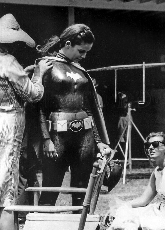 Yvonne Craig Suiting Up As Batgirl 1968 NSF